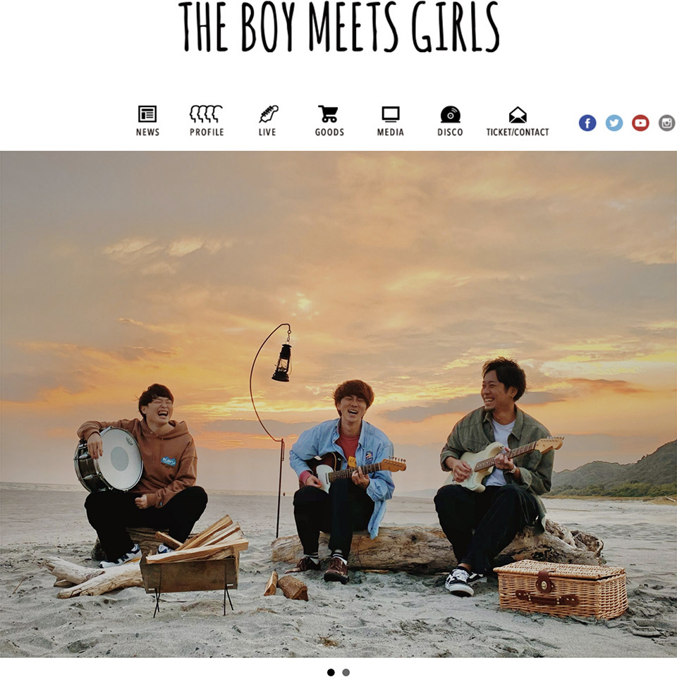 THE BOY MEETS GIRLS オフィシャルサイト
